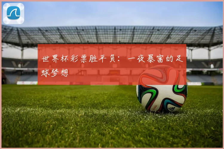 世界杯彩票胜平负：一夜暴富的足球梦想